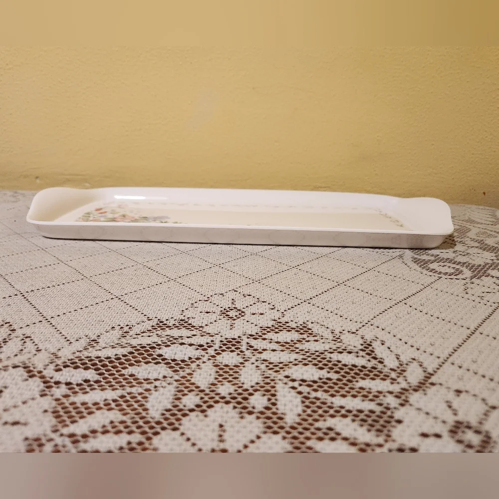 Vintage Melamine Floral Tray